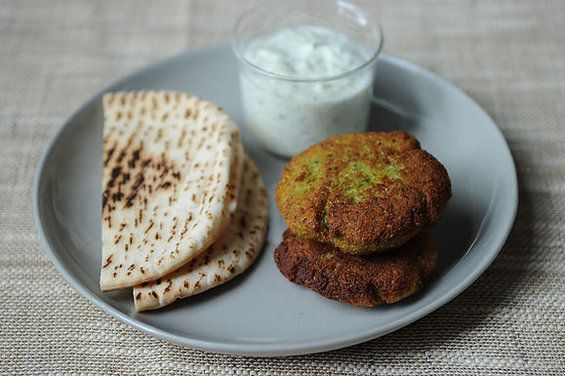 World's Easiest Falafel and Tzatziki