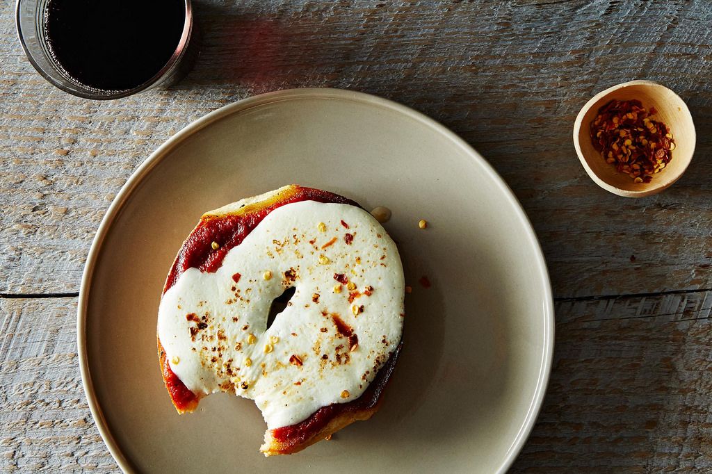 Pizza Bagels are Back -- For Lunch