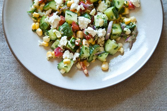 Dilled, Crunchy Sweet-Corn Salad with Buttermilk Dressing from Food52