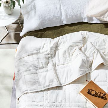 Weighted Comforter Linen Duvet Cover, How To Put Weighted Blanket In Duvet Cover