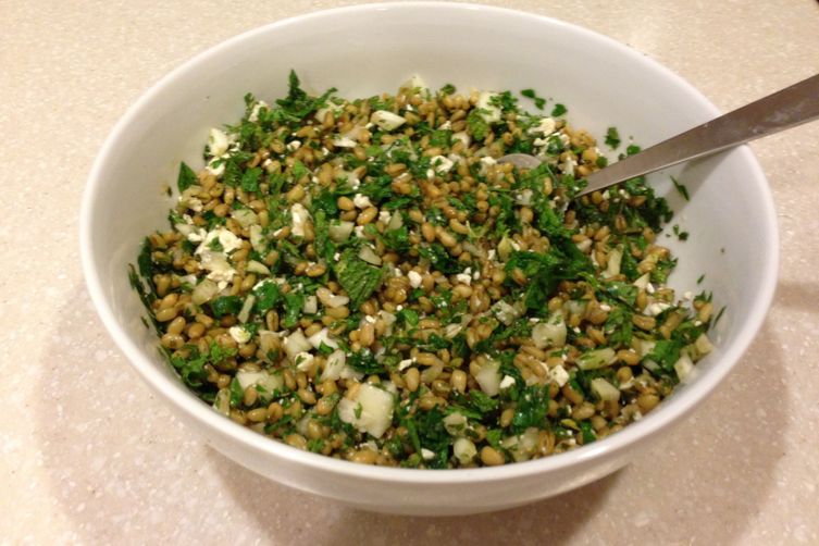 Freekeh Salad with Fennel and Mint
