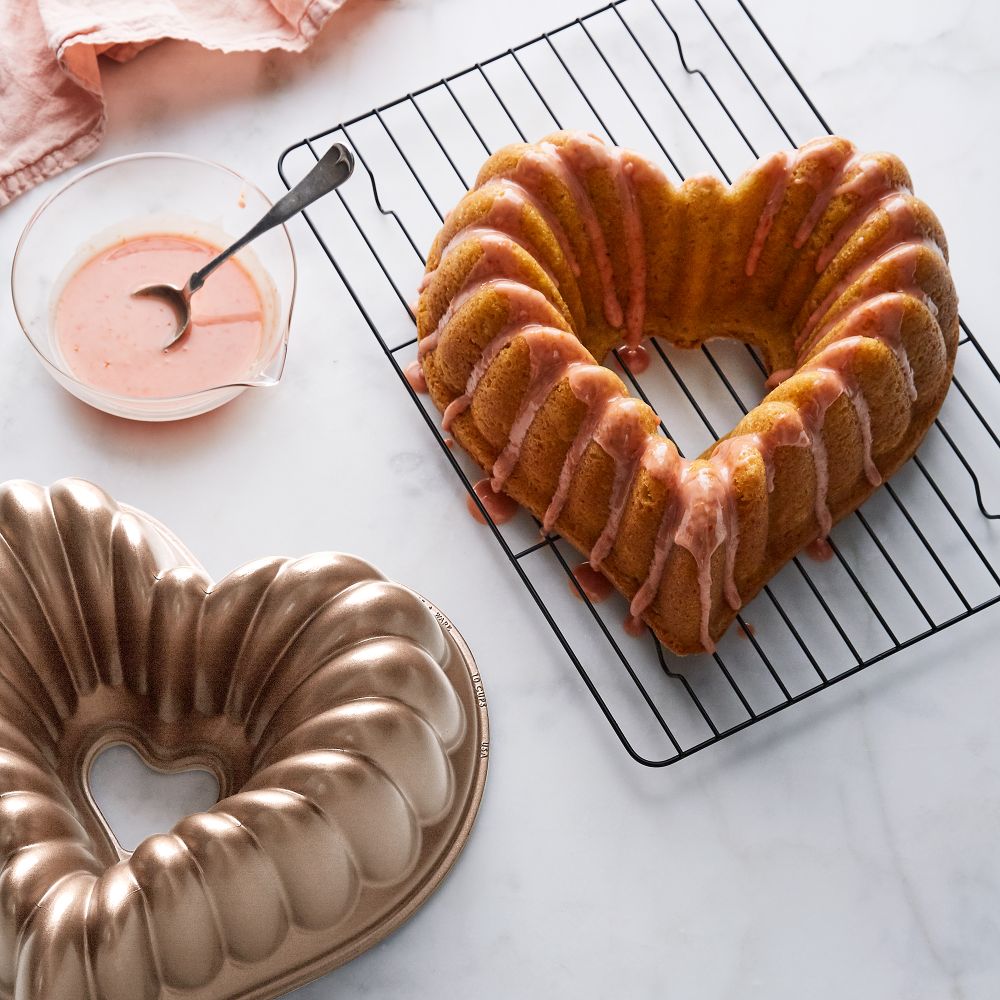 Nordic Ware Floral Heart Bundt Pan — Las Cosas Kitchen Shoppe
