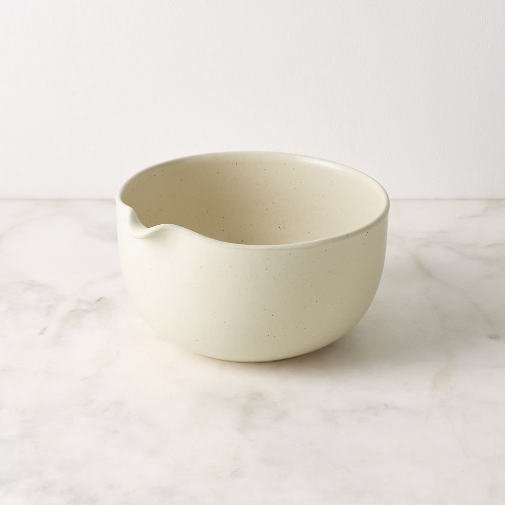 Casafina Simple Ceramic Batter Bowl with Handle, White on Food52