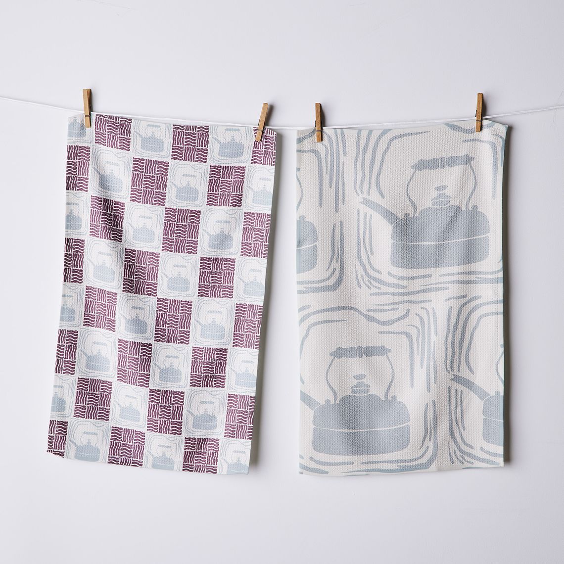 Geometry Kitchen Towels – The Waxwing