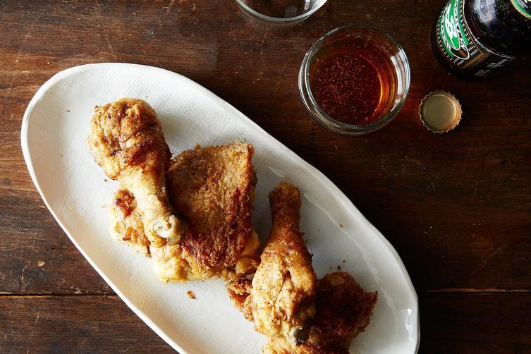 Oven-fried chicken from Food52