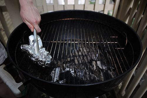 Grill Cleaning Trick