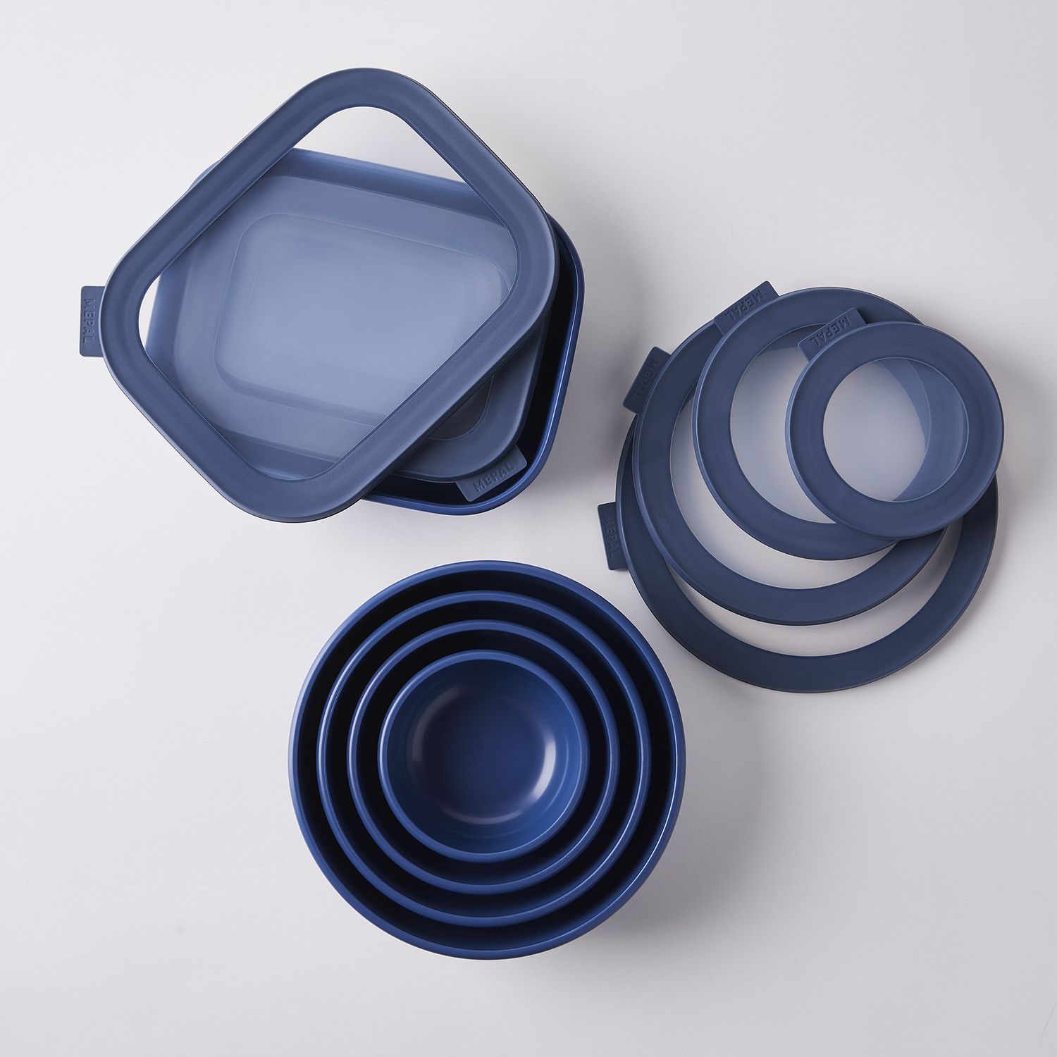 Mepal Nested Storage Bowls in Shallow & Deep Sets, 10 Colors on Food52
