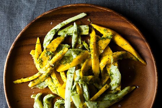 Mango Salad with Fennel Frond Pesto from Food52