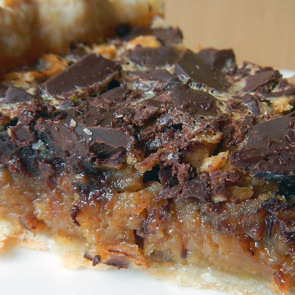 (secret breakfast) chocolate chunk hazelnut pie