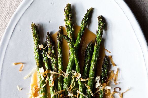 nobu's fried asparagus