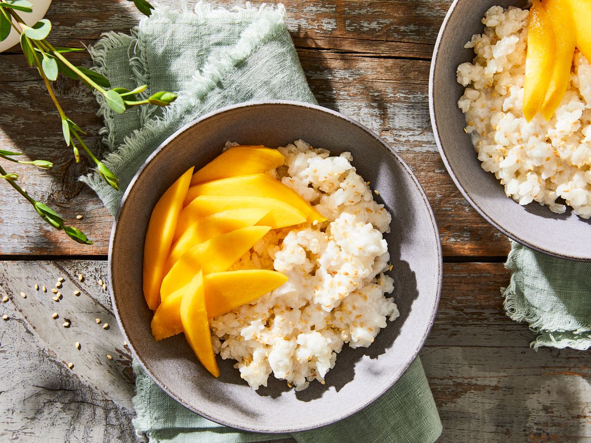 Mango Sticky Rice Recipe - How to Make Khao Niew Ma Muang