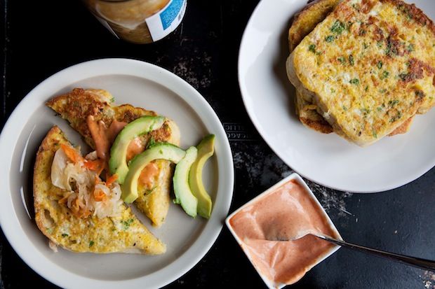 Savory french toast from Food52