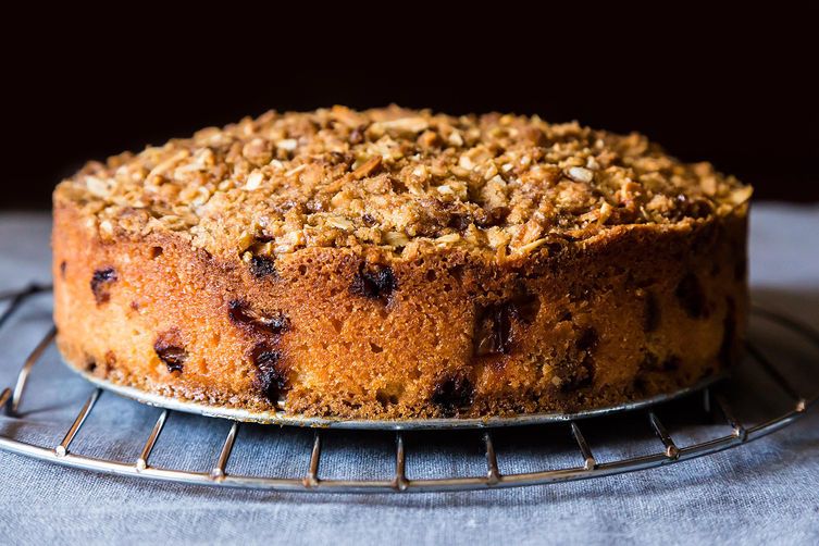 Rhubarb Almond Crumb Cake on Food52
