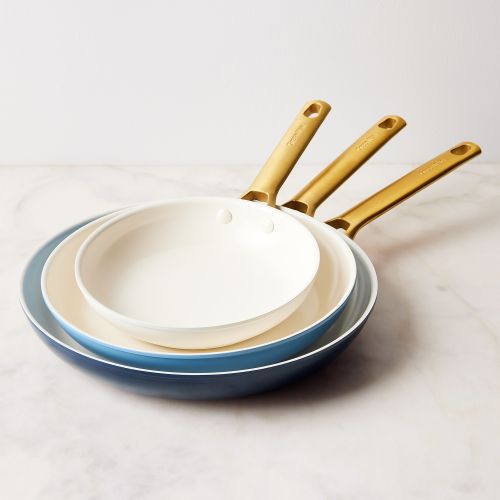 Padova Ceramic Nonstick 8, 10 and 12 Frypan Set | Light Blue