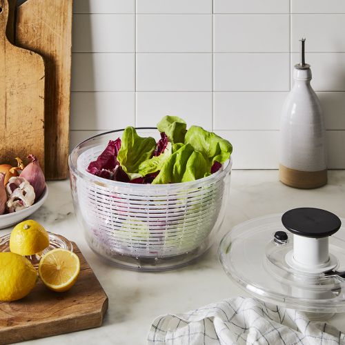 OXO Salad Spinner in Small & Large Sizes, BPA-Free Plastic & Stainless  Steel on Food52