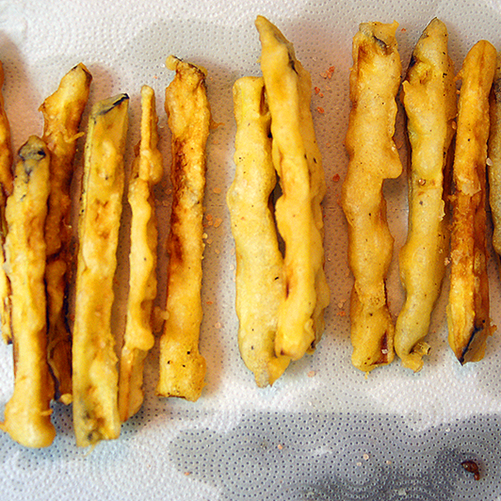 rockin' tempura eggplant fries