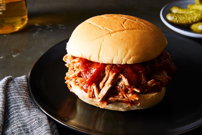 5-Ingredient Pulled Pork Sandwiches—Homemade BBQ Sauce Included