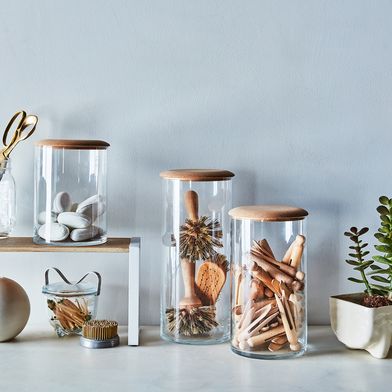 Glass Simple Storage Containers