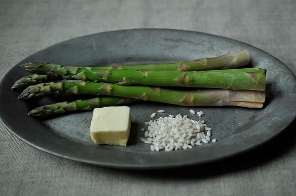 Browned Butter Asparagus Risotto