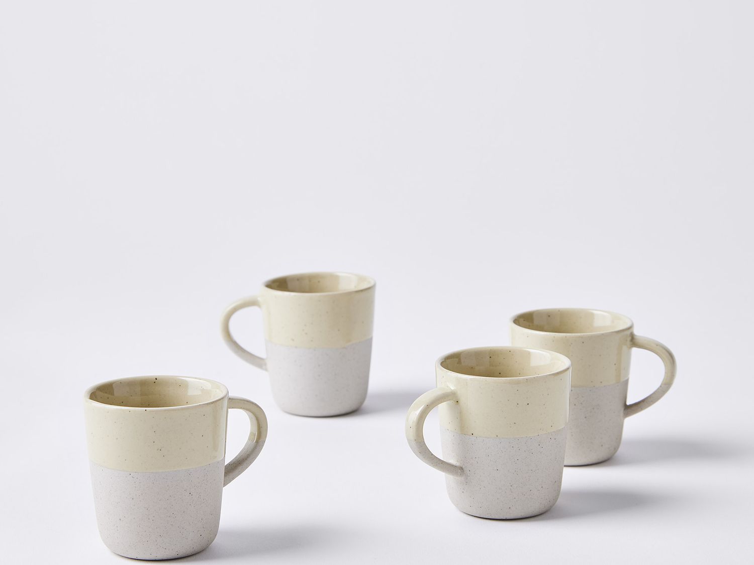 Set of 4 Decorative Spring Mini Espresso Mugs 