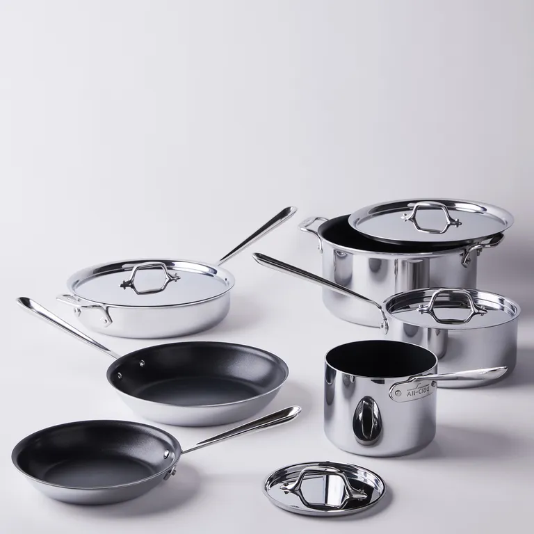 10 Piece Pots and Pans Set - D3 Everyday Stainless