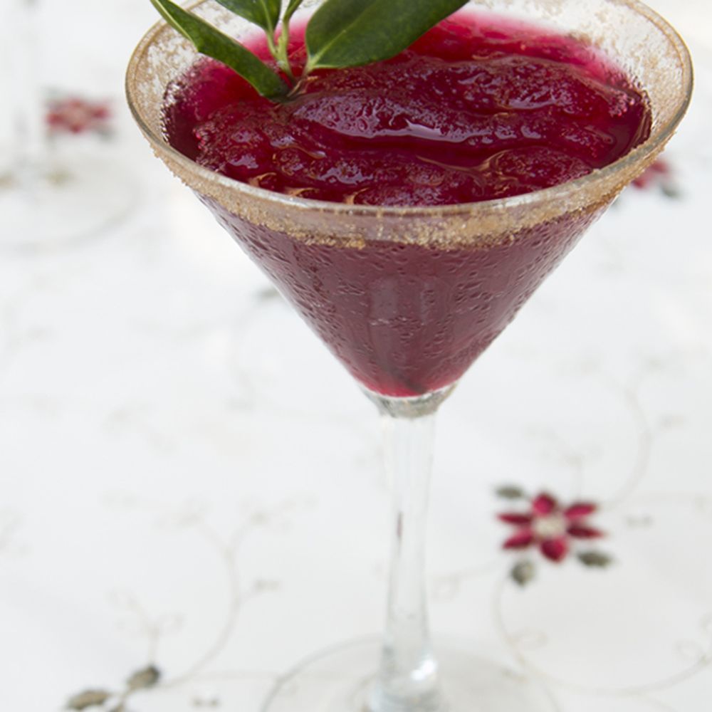 "buzzed babbo" cranberry cocktail