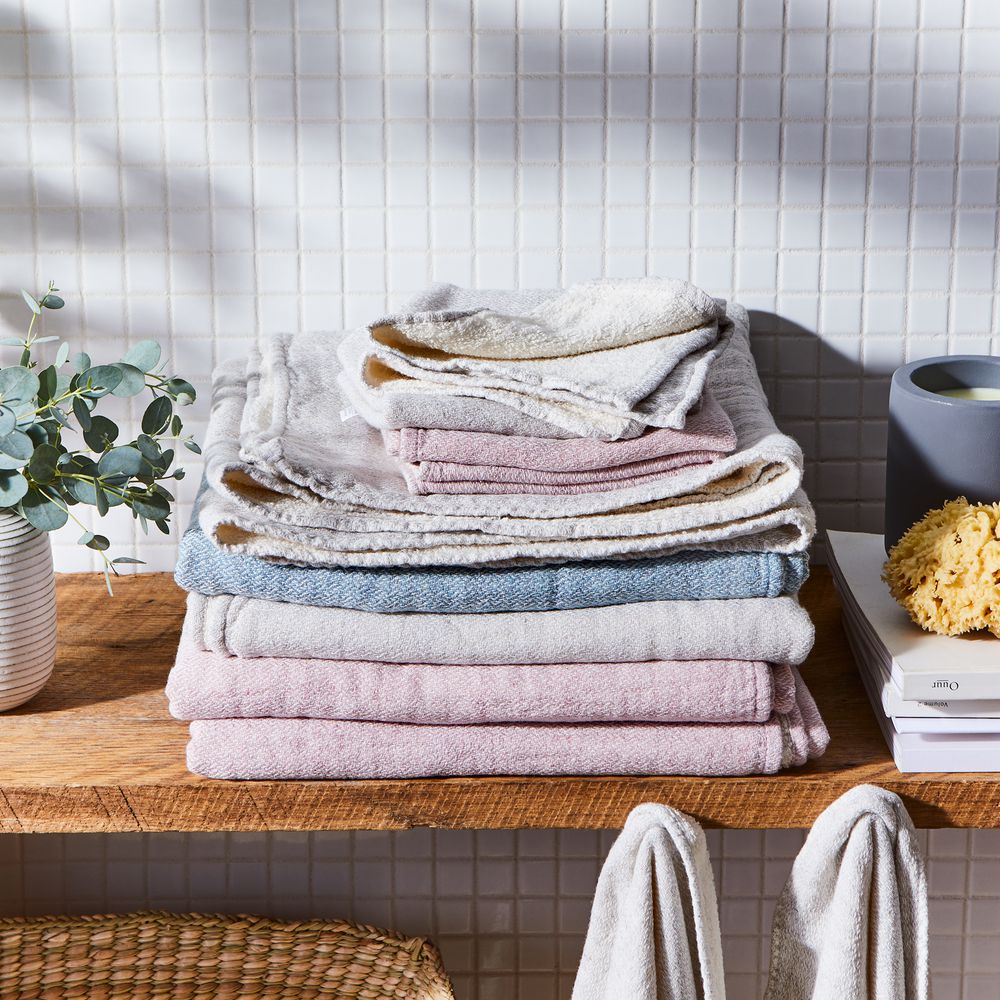 Morihata International Japanese Cotton Bath Towels, 2 Colors, 3