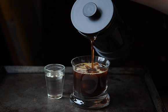 Iced Coffee Pour