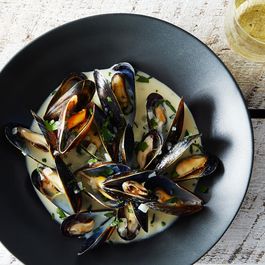 Mussels (and Clams) from a Shell by Big Pot