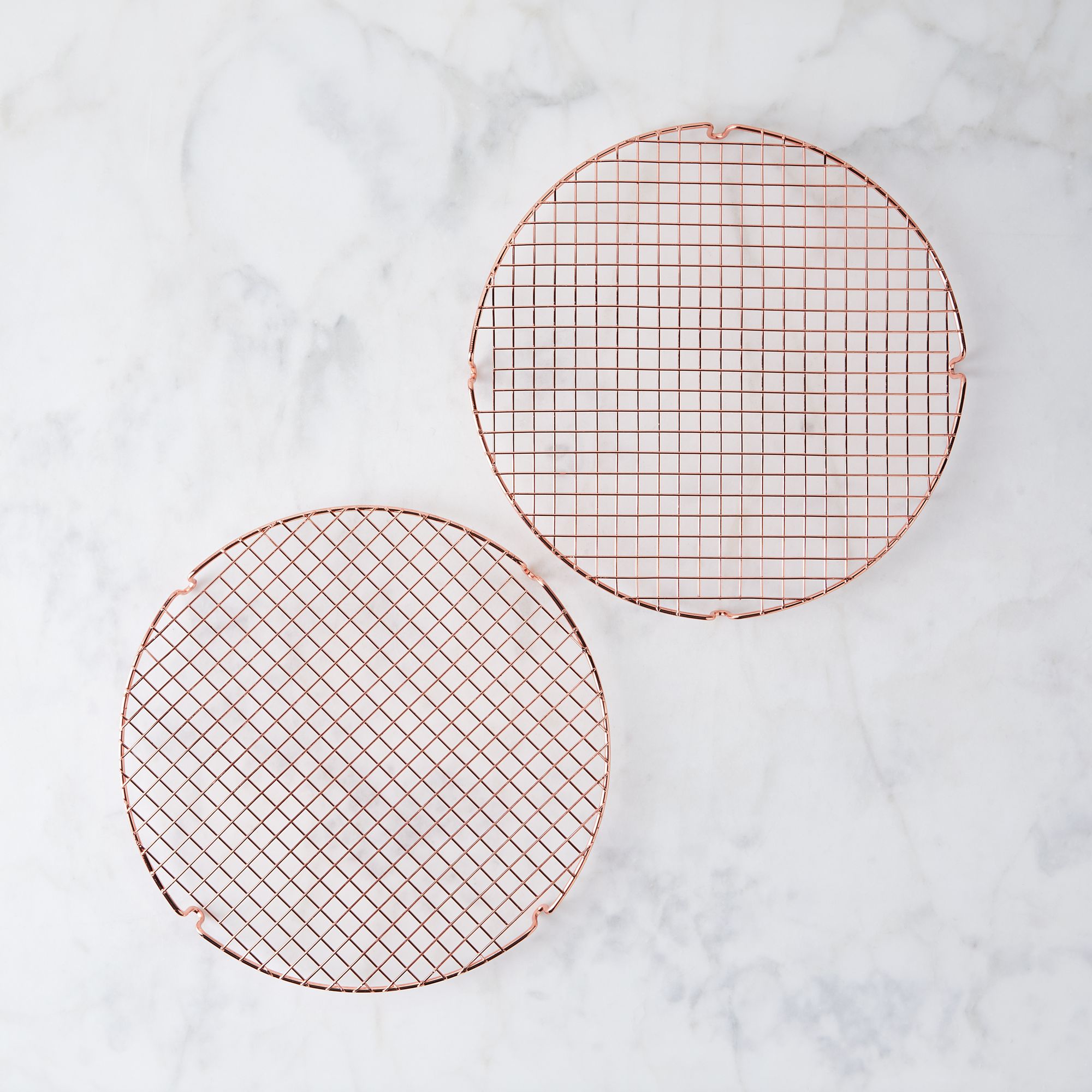 Nordic Ware Copper-Plated Cooling Racks, Set of 2 Round Grids, Steel Wire  on Food52