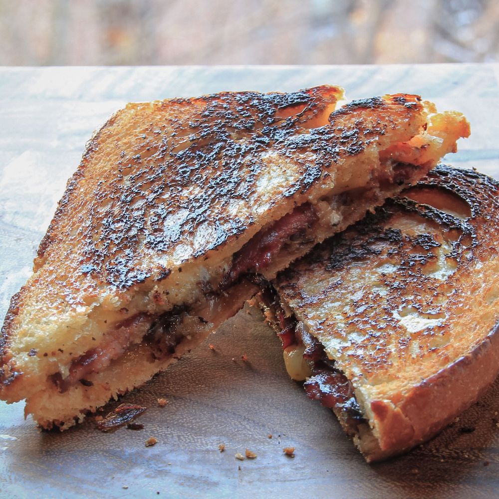a grown-up's grilled cheese