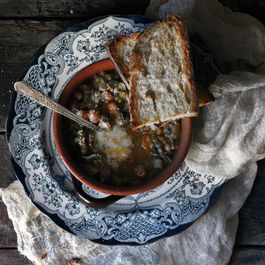 soup and bread by summersavory