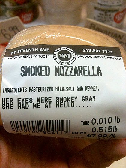 Unusual Cheese Labels