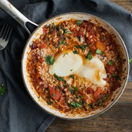 Chipotle Tomato Egg Skillet by DragonFly