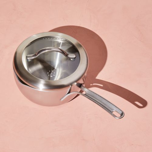 Five Two by Food52 Skillets, 2 Size Options, Tri-Ply Stainless Steel