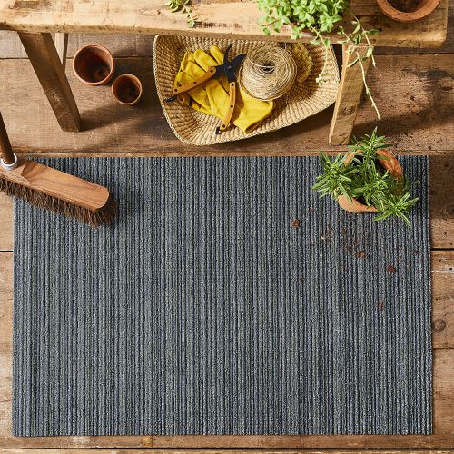 Chilewich Easy Care Skinny Stripe Shag Doormat & Reviews
