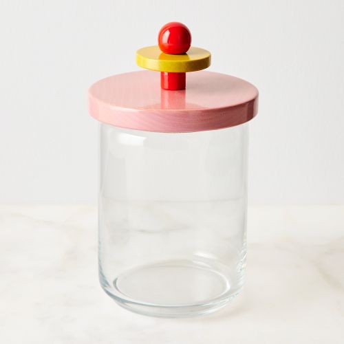 Airtight Glass Storage Canister (33.8oz), Clear Food Storage