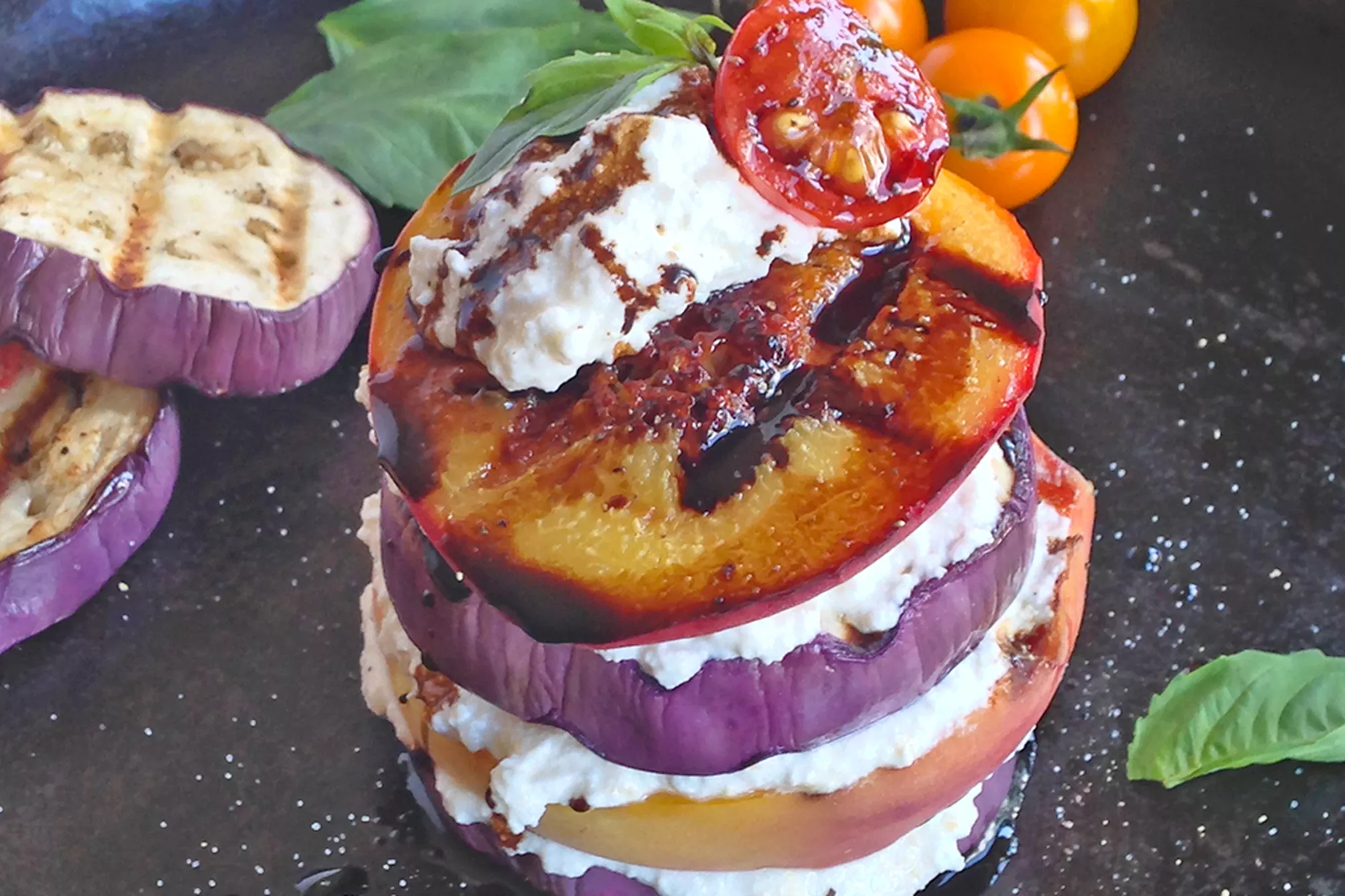 Eggplants & Peaches