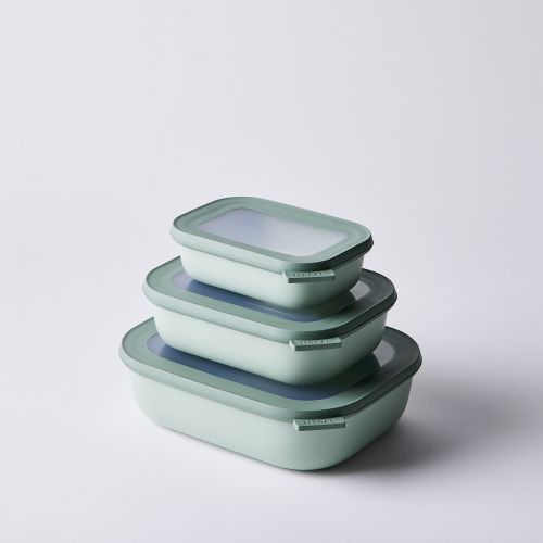 Mepal EasyClip Glass Storage Boxes, 5 Sizes, Borosilicate Glass on Food52