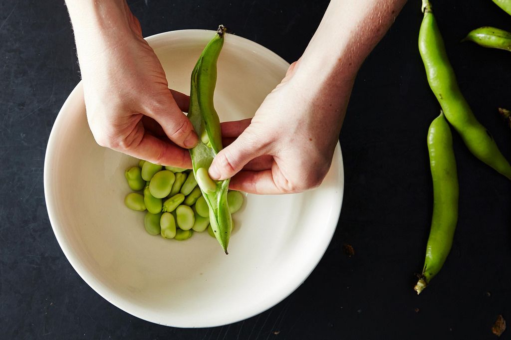 How to Prep Fava Beans, from Food52