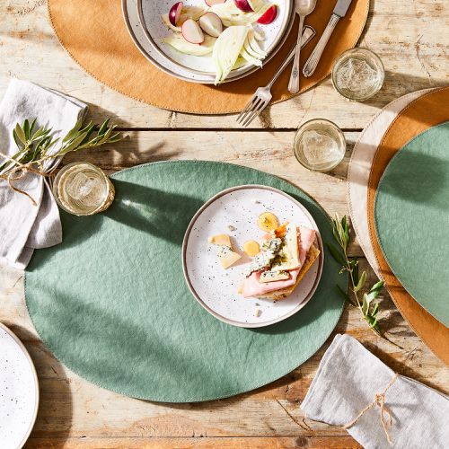 Uashmama Placemats (Set of 4) Made From Waxed Paper in Italy, 13 
