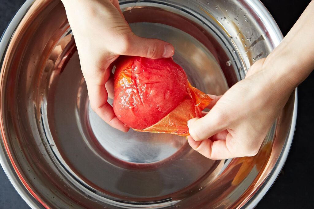 Peeling a Tomato