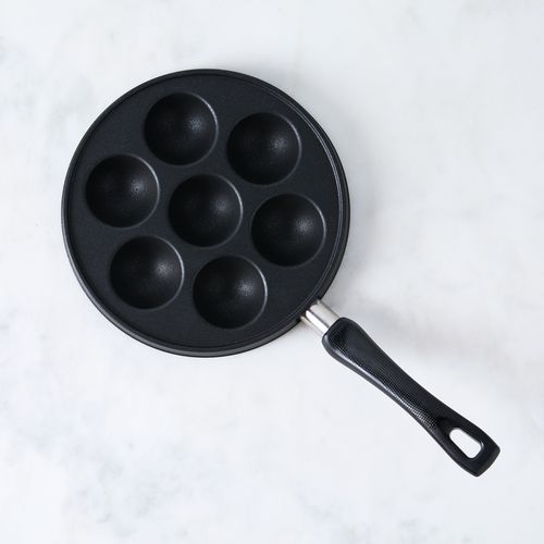 Nordic Ware Danish Ebelskiver Pancake Maker Pan, Cast Aluminum on