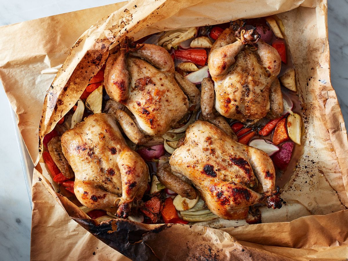 Easy Cornish Game Hen Recipe With Roasted Root Vegetables