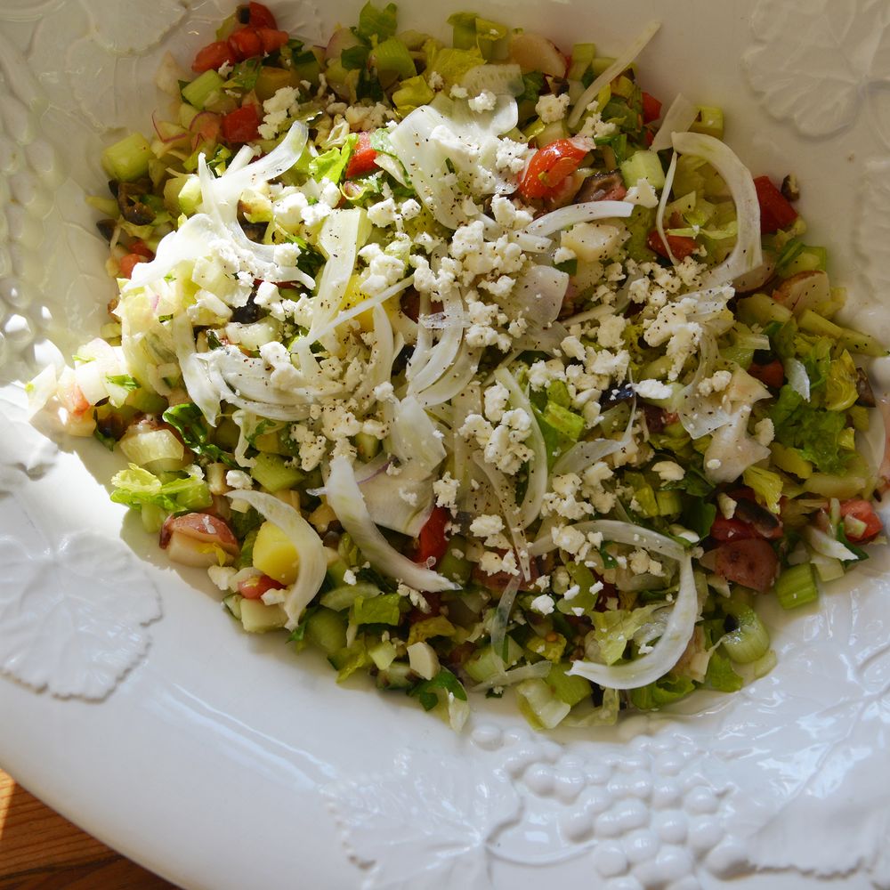 insalata tritata: {chopped salad}