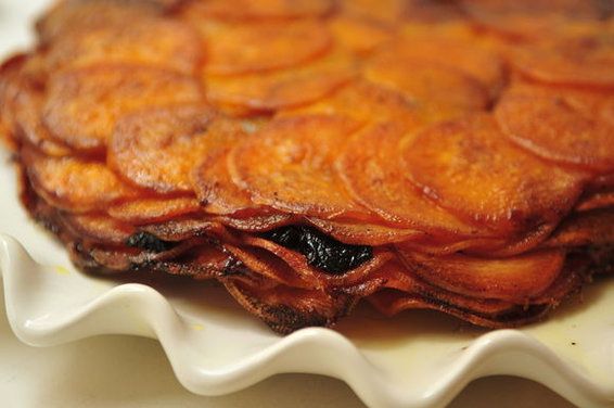 Sweet Potatoes Anna with Prunes