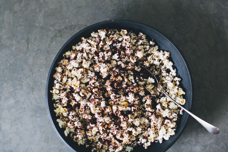 Sea Salt and Dark Chocolate Popcorn