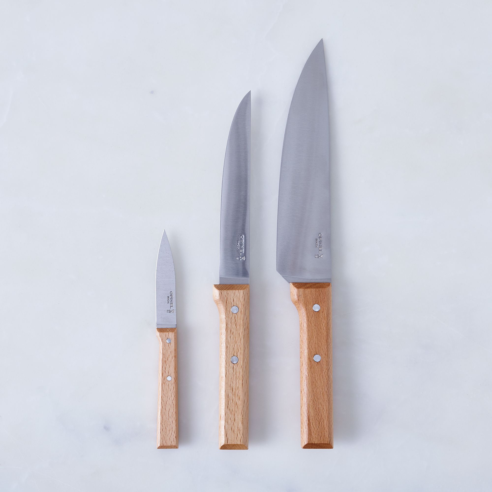 Opinel Kitchen Knives Set Of 3 On Food52