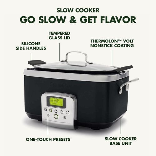 GreenPan Premiere Stainless-Steel Slow Cooker, 6-Qt. | Williams Sonoma