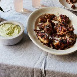 a'atar Grilled Chicken Wings with by DragonFly